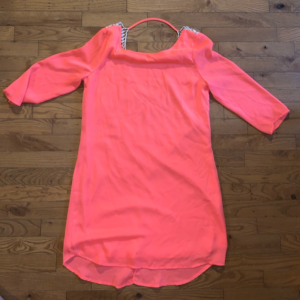 Dainty Hooligan coral dress 👗 size: medium